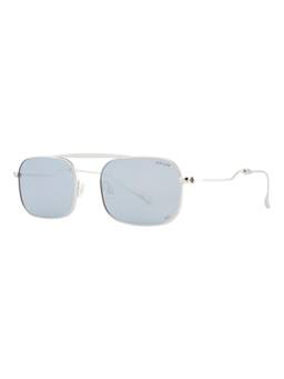 Opium Eyewear - Cliff Square Silver Frame Sunglasses (Op-10507) (53)