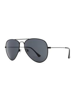 Opium Eyewear - Mile Aviator Black Frame Sunglasses (Op-1200) (61)