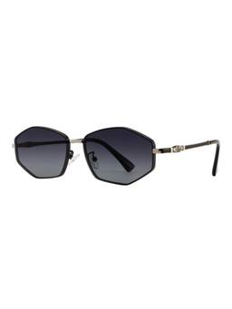 Opium Eyewear - Yolo Hexagonal Blue Frame Sunglasses (Op-13544) (56)