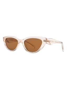 Opium Eyewear - Olia Cat Eye Clear Frame Sunglasses (Op-13554) (54)