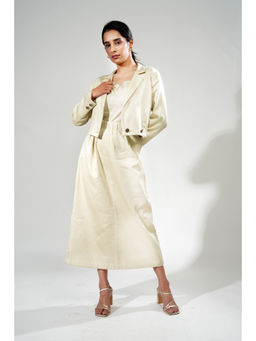 BILANG - Bomber Cream Top Co-Ord (Set of 3)