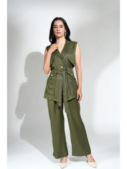 BILANG - Naple Olive Co-Ord (Set of 3)