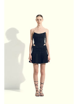 SOTBELLA - Black Solid Co-Ord (Set of 2)