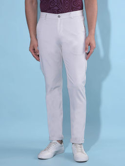 CRIMSOUNE CLUB - Mens Beige Cotton Trousers