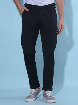 CRIMSOUNE CLUB - Mens Black Chinos Trousers