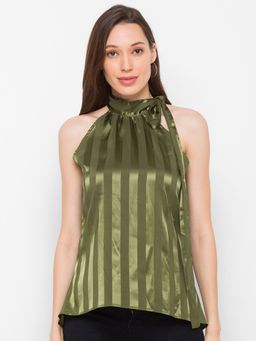 Globus - Olive Striped Top