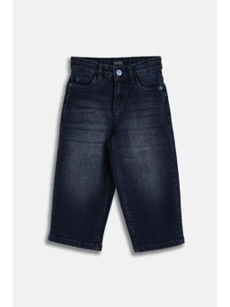 Allen Solly - Boys Navy Blue Relaxed Fit Jeans