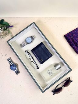 La Trove - Olive Vegan Designer Leather Plain Organizer