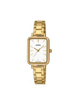 Casio - Women Stainless Steel White Analog Casual Watch LTP-V009G-7EUDF (Medium)