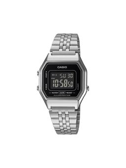 Casio - Women Stainless Steel Black Digital Casual Watch LA680WA-1BDF (Medium)