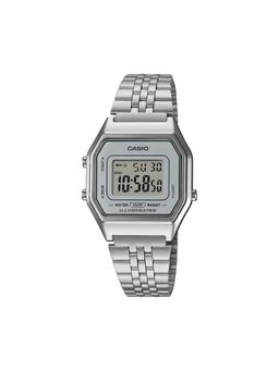 Casio - Women Stainless Steel White Digital Casual Watch LA680WA-7DF (Medium)