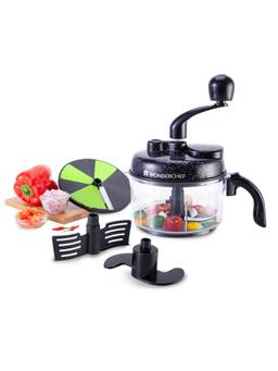 Wonderchef - 6 In1 Turbo Food Processor Black