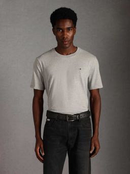 Tommy Hilfiger - Melange Regular Fit Cotton T-shirt - Grey