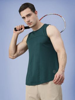 CHKOKKO - Bottle Green Men Gym Tank Tops Green