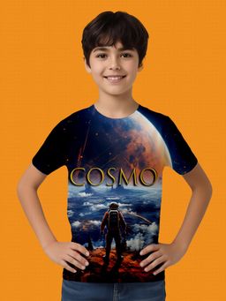 Nusyl - Multi-Color Knitted Half Sleeves T-Shirt