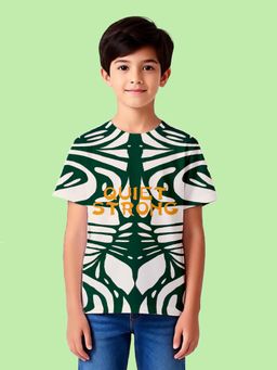 Nusyl - White Knitted Half Sleeves T-Shirt