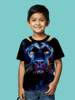 Nusyl - Black Knitted Half Sleeves T-Shirt