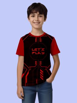 Nusyl - Black Knitted Half Sleeves T-Shirt