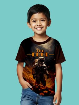 Nusyl - Multi-Color Knitted Half Sleeves T-Shirt