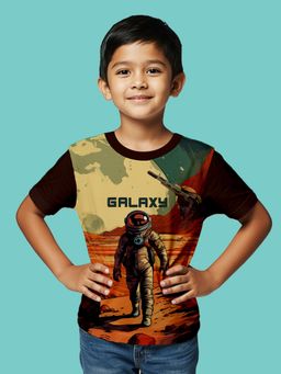 Nusyl - Multi-Color Knitted Half Sleeves T-Shirt