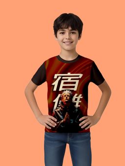 Nusyl - Multi-Color Knitted Half Sleeves T-Shirt