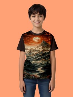 Nusyl - Multi-Color Knitted Half Sleeves T-Shirt