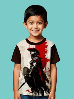 Nusyl - Multi-Color Knitted Half Sleeves T-Shirt