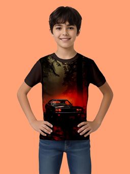 Nusyl - Multi-Color Knitted Half Sleeves T-Shirt