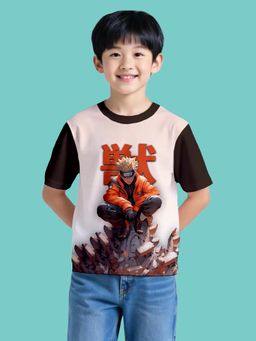 Nusyl - White Knitted Half Sleeves T-Shirt