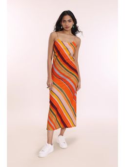 Poppi - Striped Long Dress