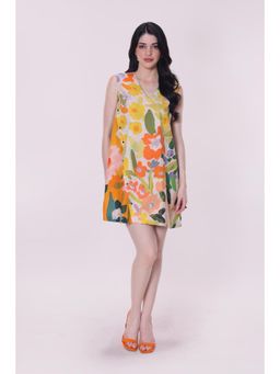 Poppi - Savannah Printed Mini Dress