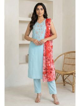 Aurelia - Red Floral Dupatta