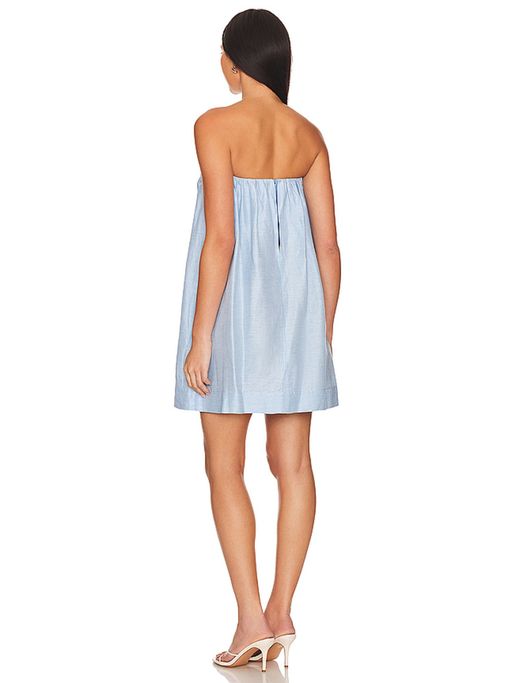 bondi born mini dress BONDI BORN | Ardea Tie Neck Mini Dress - Black