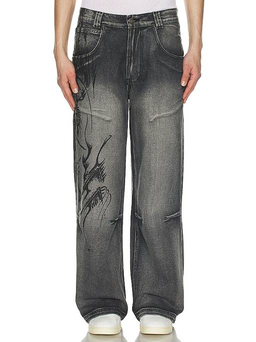 Buy Jaded London Lazy Willy Denim Jeans Online