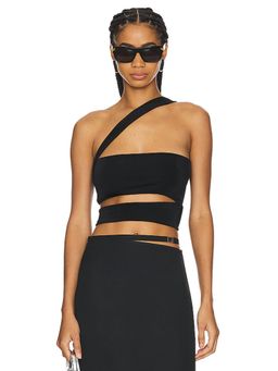 Lama Jouni - Thin Bandage Neck Top