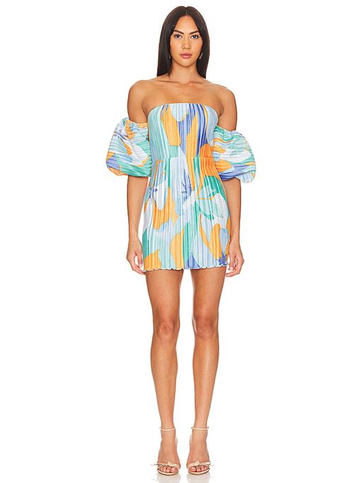 sirene mini dress Sirene Puff Sleeve Mini Dress