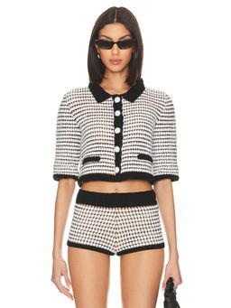 My Beachy Side - X Revolve Crochet Cropped Cardigan