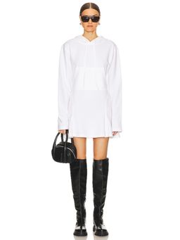 Norma Kamali - Hooded Fishtail Mini Dress