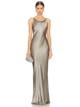 Shona Joy - La Lune High Neck Cowl Maxi Dress
