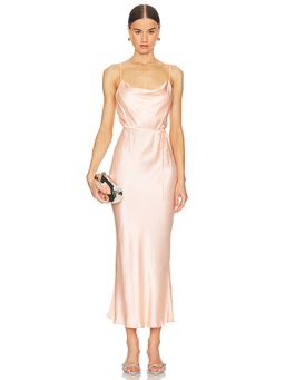 Shona Joy - La Lune Bias Cowl Midi Dress