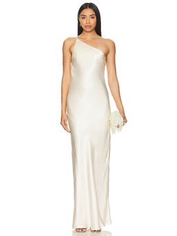 Shona Joy - La Lune One Shoulder Cowl Back Maxi Dress