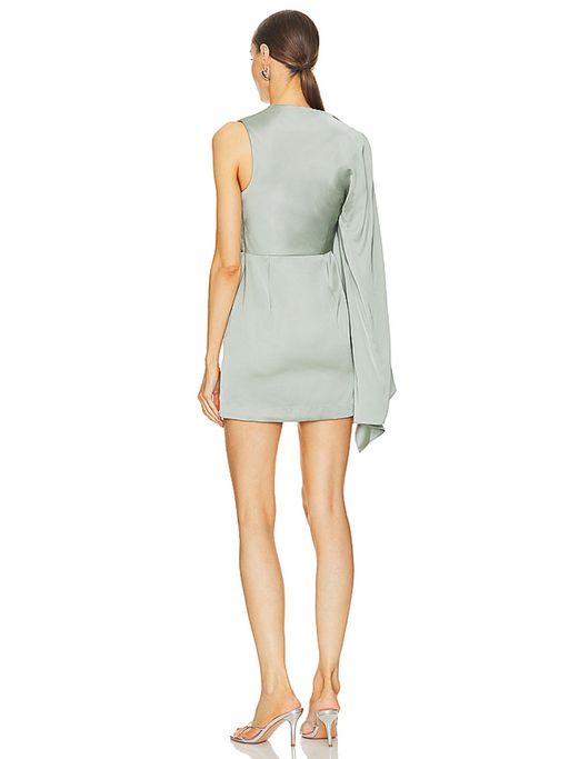 significant other annabel mini dress Significant Other Annabel Bias Mini Dress in Ice Blue