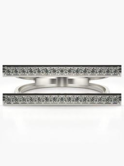 Valanova - Sterling Silver Plated with White Gold and Certified Lab Grown Diamond 0.36Cts