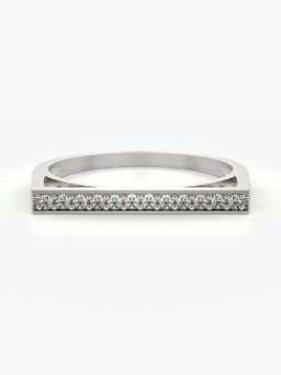 Valanova - Sterling Silver Plated with White Gold and Certified Lab Grown Diamond 0.28Cts