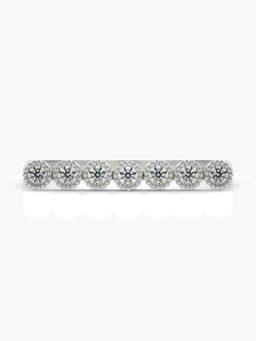 Valanova - Sterling Silver Plated with White Gold and Certified Lab Grown Diamond 0.21Cts