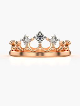 Valanova - Sterling Silver Plated with Rose Gold and Certified Lab Grown Diamond 0.14Cts