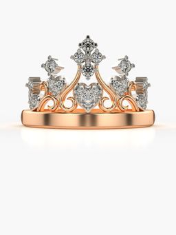 Valanova - Sterling Silver Plated with Rose Gold and Certified Lab Grown Diamond 0.24Cts