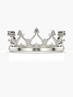 Valanova - Sterling Silver Plated with White Gold and Certified Lab Grown Diamond 0.06Cts