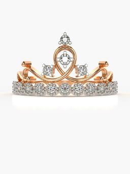 Valanova - Sterling Silver Plated with Rose Gold and Certified Lab Grown Diamond 0.29Cts