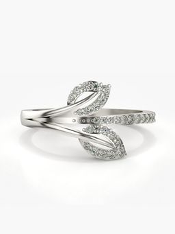 Valanova - Sterling Silver Plated with White Gold and Certified Lab Grown Diamond 0.23Cts